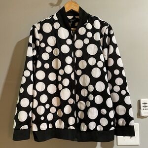 Ashley Sport Jacket Bubbles Long Sleeve‎ Zip Up Womens 14/16